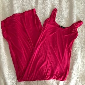 Pink maxi dress